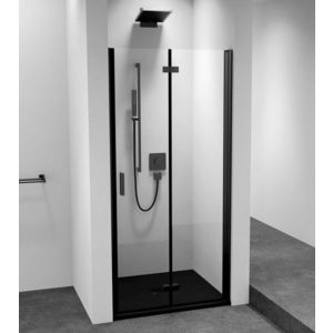 POLYSAN - ZOOM BLACK sprchové dvere do niky 900 pravé, číre sklo ZL4915BR-01 vyobraziť