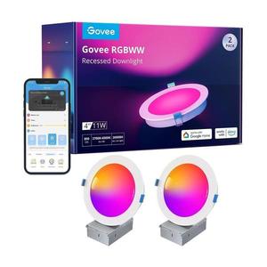 Govee Govee - SADA 2x LED RGBWW Podhľadové svietidlo LED/11W/230V Smart 2700-6500K vyobraziť