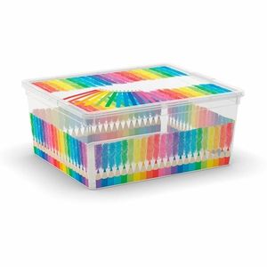 KIS Plastový úložný box C-Box Colours Arty M, 18 L vyobraziť