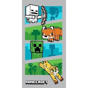 Carbotex Detská osuška Minecraft Zvieratká, 70 x 140 cm vyobraziť