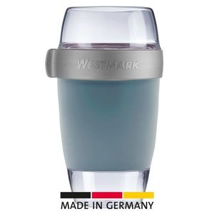 Westmark Trojdielna dóza na jedlo, 1150 ml, modrá vyobraziť