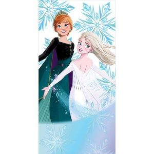 Carbotex Detská osuška Ľadové Kráľovstvo Princezné Anna a Elsa, 70 x 140 cm vyobraziť