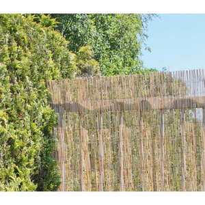 Balkónová zástena z prútia v prírodnej farbe 300x200 cm – Garden Pleasure vyobraziť