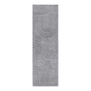 Sivý behúň 80x240 cm Chappe Light Grey – Elle Decoration vyobraziť