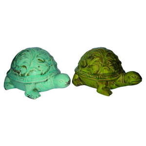 Sošky v súprave 2 ks (výška 12, 5 cm) Turtle – Deco Pleasure vyobraziť