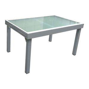 Záhradný jedálenský stôl so sklenenou doskou 90x135 cm Lola - Garden Pleasure vyobraziť