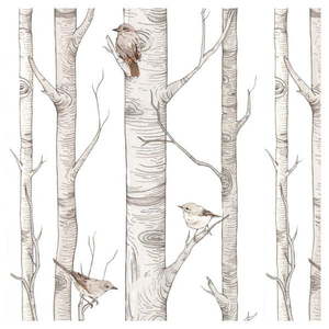 Papierová detská tapeta 50 cm x 280 cm Scandinavian Forest – Dekornik vyobraziť