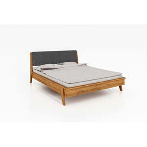 Dvojlôžková posteľ z dubového dreva 160x200 cm Retro 1 - The Beds vyobraziť
