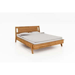 Dvojlôžková posteľ z dubového dreva 140x200 cm Retro 2 - The Beds vyobraziť
