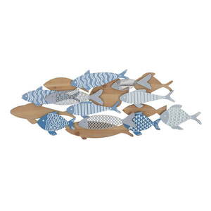 Kovová nástenná dekorácia 91x33, 5 cm Fish – Mauro Ferretti vyobraziť