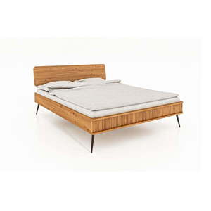 Dvojlôžková posteľ z dubového dreva 140x200 cm Kula 1 - The Beds vyobraziť