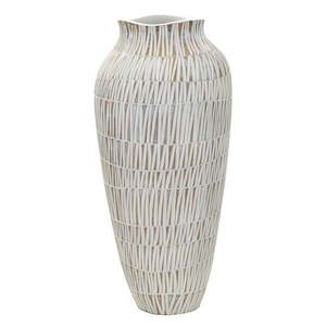 Biela váza z polyresínu (výška 50 cm) Stiky – Mauro Ferretti vyobraziť