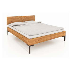Dvojlôžková posteľ z dubového dreva 160x200 cm Abies 2 - The Beds vyobraziť