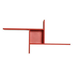 Červená poschodová polica 100 cm Cross – Kalune Design vyobraziť