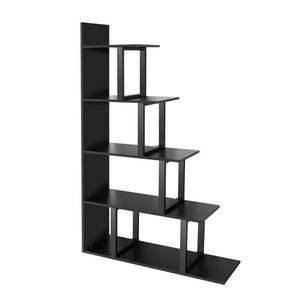 Čierny regál 100x164 cm Step – Kalune Design vyobraziť
