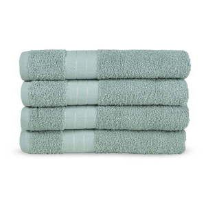 Tmavozelené bavlnené uteráky v súprave 4 ks 50x100 cm – Good Morning vyobraziť