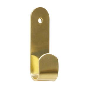 Nástenný kovový háčik v zlatej farbe Piccolo – Hübsch vyobraziť