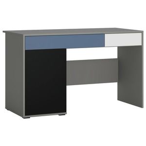 Sconto Písací stôl LASER modrá/sivá vyobraziť