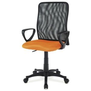 Sconto Kancelárska stolička FRESH oranžová/čierna vyobraziť