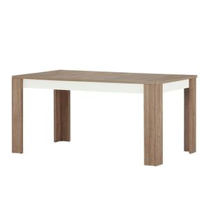 Sconto Stôl TOLEDO biela/dub stirling vyobraziť