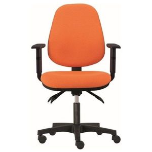 Sconto Kancelárska stolička DELILAH oranžová vyobraziť