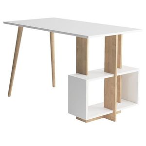 Sconto Písací stôl LAGOMOOD biela/dub vyobraziť