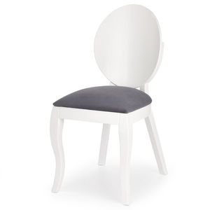 Sconto Jedálenská stolička DESIRÉE biela/sivá vyobraziť