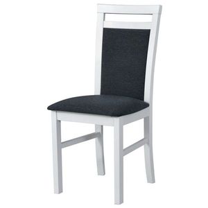 Sconto Jedálenská stolička MILAN 5 biela/sivočierna vyobraziť