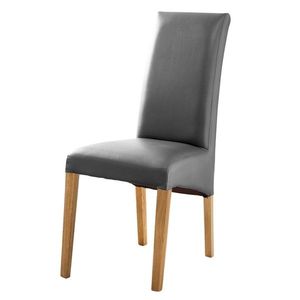 Sconto Jedálenská stolička FOXI III dub olejovaný/textilná koža sivá vyobraziť