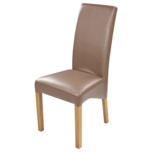 Sconto Jedálenská stolička FOXI III dub olejovaný/textilná koža cappuccino vyobraziť