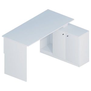 Sconto Písací stôl BASAK biela vyobraziť