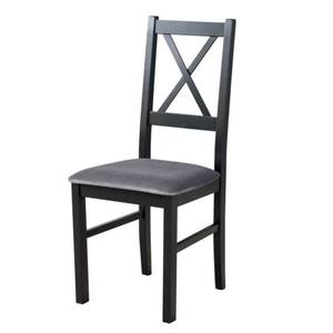 Sconto Jedálenská stolička NILA 10 čierna/antracit vyobraziť