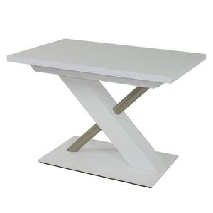 Sconto Jedálenský stôl UTENDI biela, šírka 110 cm vyobraziť