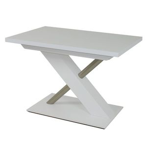 Sconto Jedálenský stôl UTENDI biela, šírka 120 cm vyobraziť