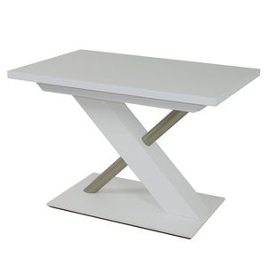 Sconto Jedálenský stôl UTENDI biela, šírka 130 cm vyobraziť