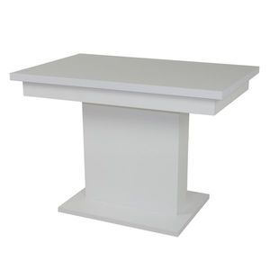 Sconto Jedálenský stôl SHIDA 2 biela, šírka 120 cm, rozkladací vyobraziť
