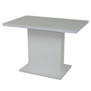 Sconto Jedálenský stôl SHIDA 1 biela, šírka 120 cm vyobraziť