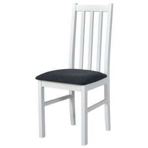 Sconto Jedálenská stolička BOLS 10 biela/čierna vyobraziť