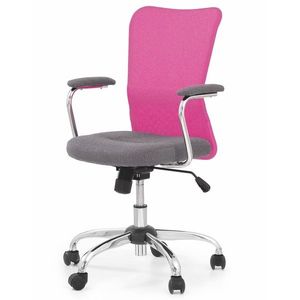 Sconto Detská stolička ONDY ružová/sivá vyobraziť