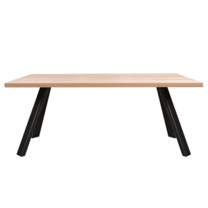 Sconto Jedálenský stôl AMAYA L dub/kov, šírka 140 cm, rovná hrana vyobraziť