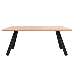 Sconto Jedálenský stôl AMAYA L dub/kov, šírka 180 cm, rovná hrana vyobraziť