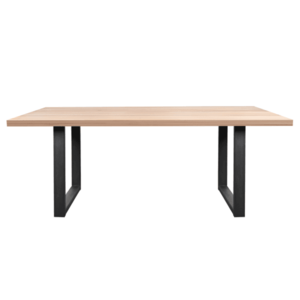 Sconto Jedálenský stôl AMAYA U dub/kov, šírka 200 cm, rovná hrana vyobraziť