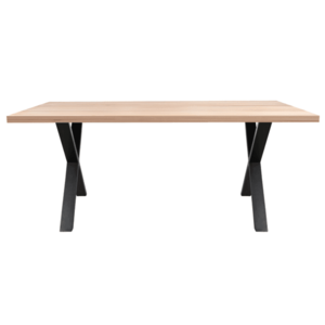 Sconto Jedálenský stôl AMAYA X dub/kov, šírka 160 cm, rovná hrana vyobraziť
