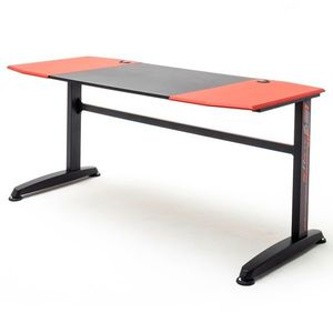 Sconto Herný stôl JERRY 160 čierna/červená vyobraziť