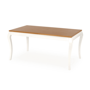 Sconto Jedálenský stôl WANDSUR dub tmavý/biela vyobraziť