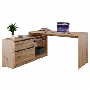 Sconto Písací stôl UMAR dub artisan/betón vyobraziť