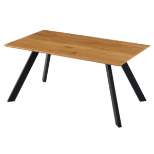 Sconto Jedálenský stôl GAMORA dub divoký/čierna, šírka 160 cm vyobraziť