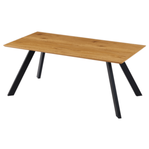 Sconto Jedálenský stôl GAMORA dub divoký/čierna, šírka 180 cm vyobraziť