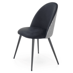 Sconto Jedálenská stolička SCK-478 čierna/biela vyobraziť