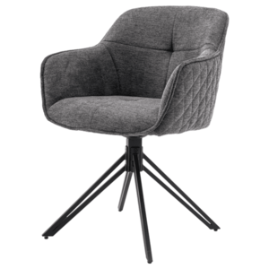 Sconto Jedálenská stolička ZAREA sivá/čierna vyobraziť